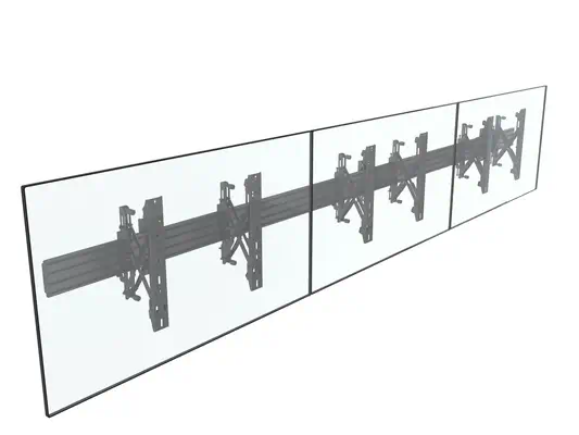 Multibrackets 4139 montage des affichages de messages 165,1 cm (65") Noir - Affichage dynamique - visuel 5