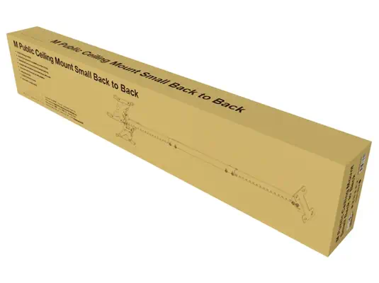 Multibrackets 4740 montage des affichages de messages 81,3 cm (32") Noir - Affichage dynamique - visuel 7