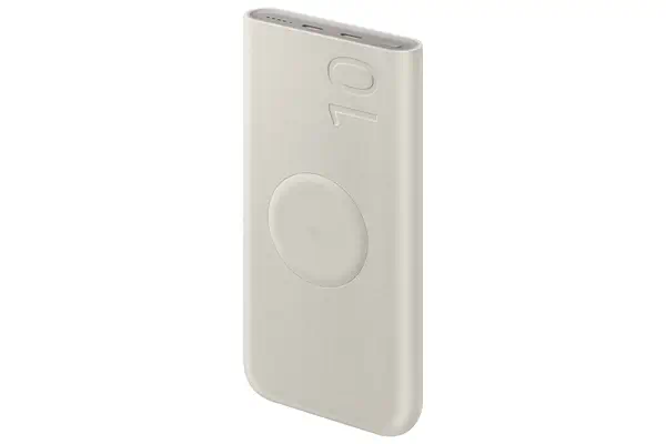Samsung EB-U2510XUEGEU banque d'alimentation électrique 10000 mAh Recharge sans fil Beige - Chargeur et alimentation - visuel 2