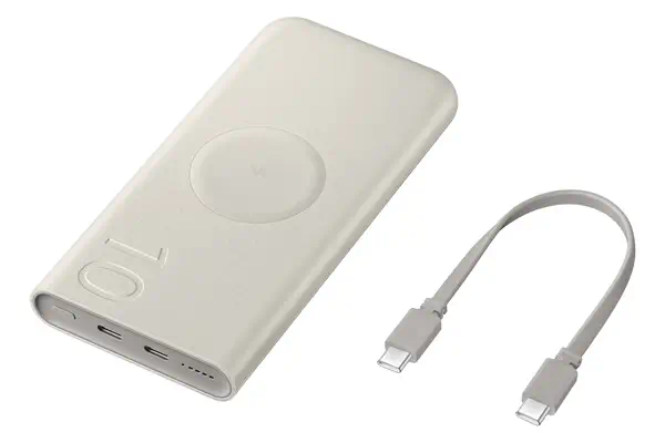 Samsung EB-U2510XUEGEU banque d'alimentation électrique 10000 mAh Recharge sans fil Beige - Chargeur et alimentation - visuel 6