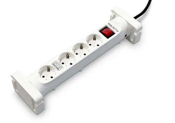 Salicru SPS SAFE 4S Blanc 4 sortie(s) CA 230 V 1,4 m - Réseau - visuel 1
