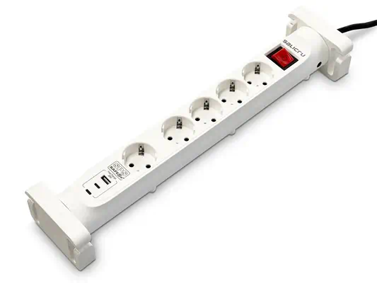 Salicru SPS SAFE 5S+ Blanc 5 sortie(s) CA 230 V 1,4 m - Réseau - visuel 1