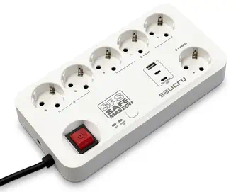 Garantie Salicru SPS SAFE MASTER+ Blanc 6 sortie(s) CA 230 V 1,4 m