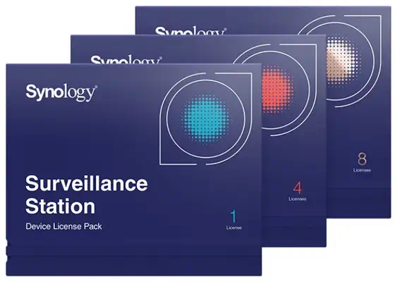 Synology 4 cam Lic Pack 4 licence(s) - Service et support Stockage - visuel 2