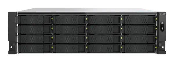 QNAP TS-H1677AXU-RP Serveur de stockage Rack (3 U) AMD Ryzen™ 7 7745 32 Go DDR5 0 To QNAP QTS Noir,  - Serveur NAS - visuel 1