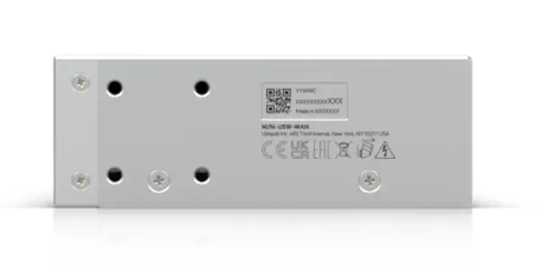 Ubiquiti UniFi WAN Switch Gigabit Ethernet (10/100/1000) 1U Gris - Switchs et Hubs - visuel 3