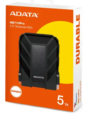 ADATA HD710 Pro disque dur externe 5 To 3.2 Gen 1 (3.1 Gen 1) Noir - Disque dur Externe - visuel 9