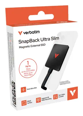 SnapBack Ultra Slim SSD 1TB - Verbatim - Disque dur Externe - visuel 2