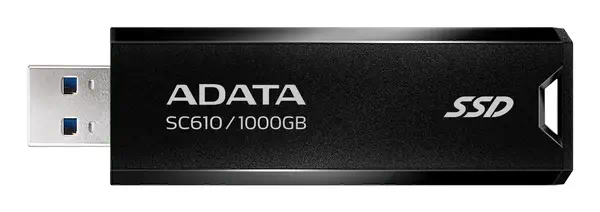 ADATA SC610 1 To USB Type-A 3.2 Gen 2 (3.1 Gen 2) Noir - Disque dur Externe - visuel 7