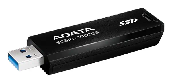 ADATA SC610 1 To USB Type-A 3.2 Gen 2 (3.1 Gen 2) Noir - Disque dur Externe - visuel 3