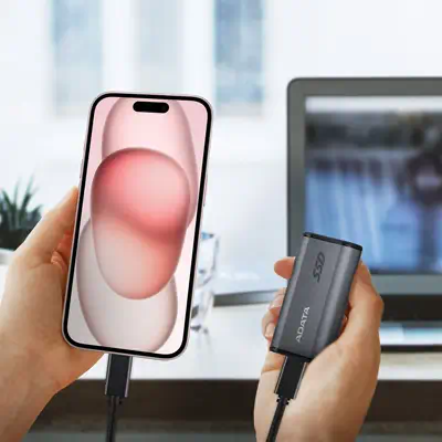 ADATA SE880 1 To USB Type-C 3.2 Gen 2 (3.1 Gen 2) Gris - Disque dur Externe - visuel 8