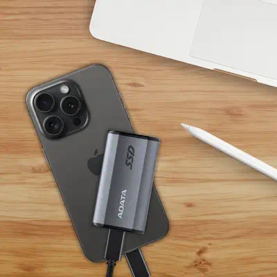 ADATA SE880 1 To USB Type-C 3.2 Gen 2 (3.1 Gen 2) Gris - Disque dur Externe - visuel 7
