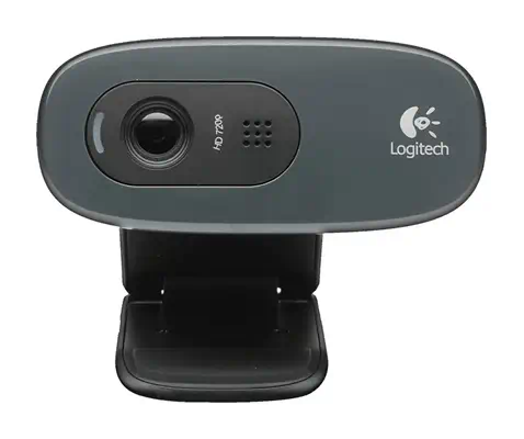 Logitech HD C270 webcam 3 MP 1280 x 720 pixels USB 2.0 Noir, Gris - Webcam - visuel 1