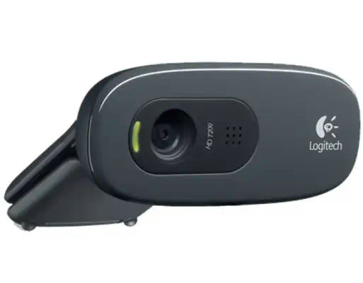 Logitech HD C270 webcam 3 MP 1280 x 720 pixels USB 2.0 Noir, Gris - Webcam - visuel 4