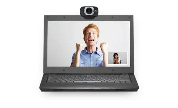 Logitech HD C615 webcam 8 MP 1920 x 1080 pixels USB 2.0 Noir - Webcam - visuel 6
