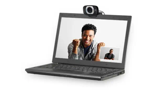 Logitech HD C615 webcam 8 MP 1920 x 1080 pixels USB 2.0 Noir - Webcam - visuel 7