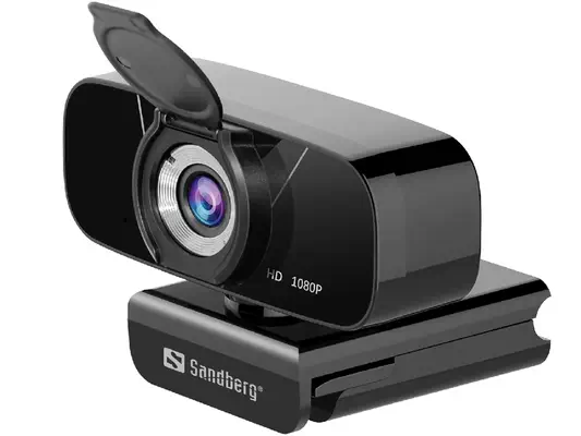 Sandberg 134-15 webcam 2 MP 1920 x 1080 pixels USB 2.0 Noir - Webcam - visuel 2