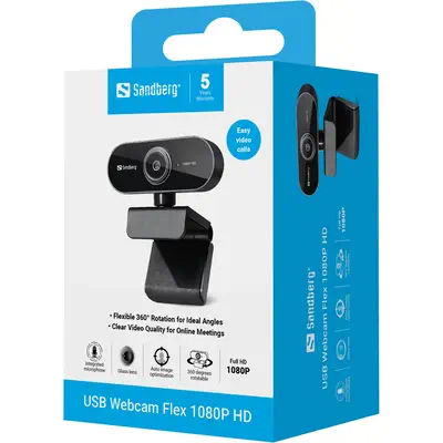 Sandberg USB Webcam Flex 1080P HD - visuel 6