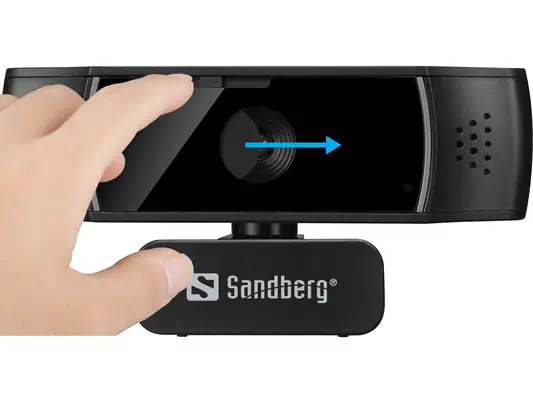 Sandberg 134-38 webcam 2,07 MP 1920 x 1080 pixels USB 2.0 Noir - Webcam - visuel 3