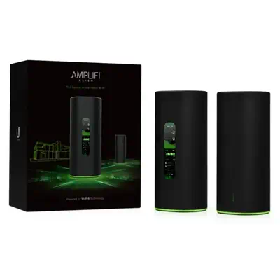 AmpliFi Alien WiFi Kit routeur sans fil Gigabit Ethernet Bi-bande (2,4 GHz / 5 GHz) Noir, Vert - Routeur - visuel 1