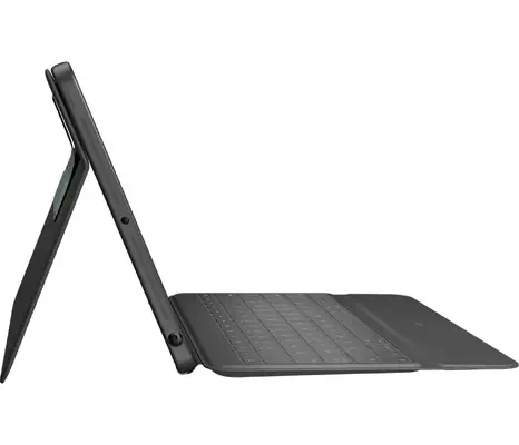 Logitech Rugged Folio QWERTY Nordique Smart Connector Graphite - Accessoires Tablette - visuel 3