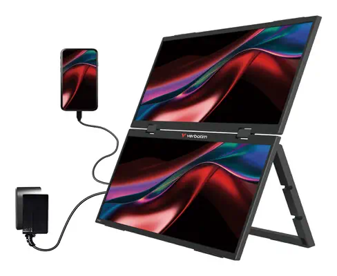 Verbatim Moniteur portable double 15.6″ - Ecran Ordinateur - visuel 5