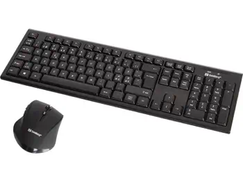Revendeur officiel Pack Clavier, souris Sandberg QWERTY