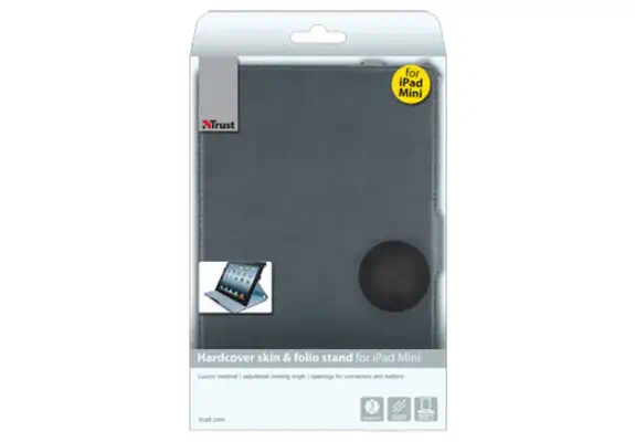 Trust Hardcover skin & folio stand f iPad Mini Noir - Accessoire Wifi - visuel 3