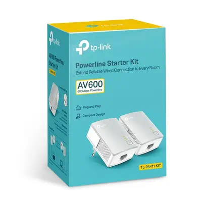 TP-Link PA411KIT 500 Mbit/s Ethernet/LAN Blanc 2 pièce(s) - Accessoire Réseau - visuel 4