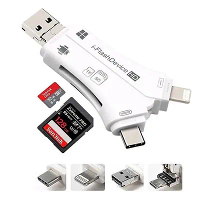 CoreParts MMUSB-UNI-ADAPTER lecteur USB flash Blanc - Clé USB - visuel 1