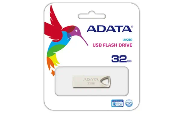 ADATA AUV210-32G-RGD lecteur USB flash 32 Go USB Type-A 2.0 Beige - Clé USB - visuel 4