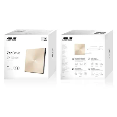 ASUS ZenDrive U9M lecteur de disques optiques DVD±RW Or - Asus - Lecteur Optique - visuel 6