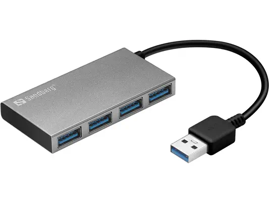 Sandberg USB 3.0 Pocket Hub 4 ports - Station d'accueil pour portable - visuel 1