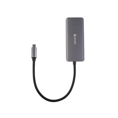 eSTUFF ES623007 hub & concentrateur USB 3.2 Gen 1 (3.1 Gen 1) Type-C 5000 Mbit/s Aluminium - Station d'accueil pour portable - visuel 3