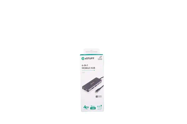 eSTUFF ES623013 station d'accueil Gris - Station d'accueil pour portable - visuel 5