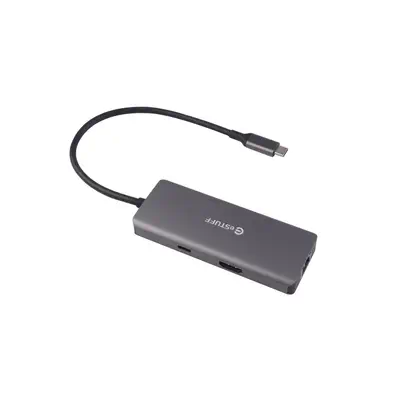 eSTUFF ES623013 station d'accueil Gris - Station d'accueil pour portable - visuel 2