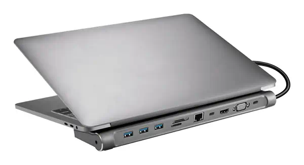 Sandberg USB-C 10-in-1 Docking Station - Station d'accueil pour portable - visuel 2