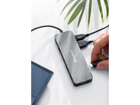 Sandberg USB-C 13-in-1 Travel Dock - Station d'accueil pour portable - visuel 3