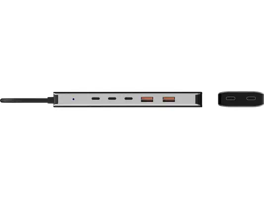 Sandberg 136-79 station d'accueil Avec fil USB 3.2 Gen 2 (3.1 Gen 2) Type-C Gris - Station d'accueil pour portable - visuel 2