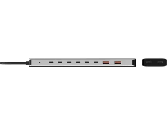 Sandberg 136-80 station d'accueil Avec fil USB 3.2 Gen 2 (3.1 Gen 2) Type-C Gris - Station d'accueil pour portable - visuel 2