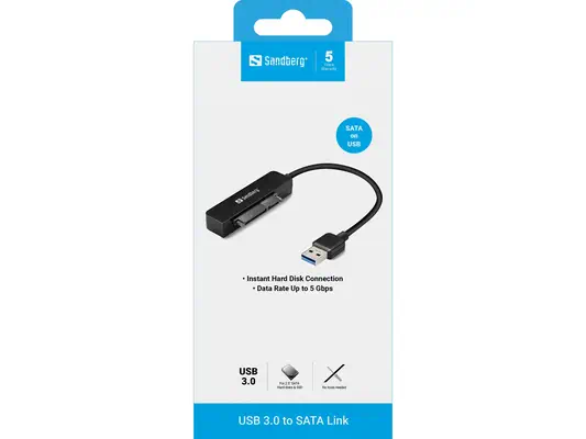 Sandberg USB 3.0 to SATA Link - Station d'accueil pour portable - visuel 2