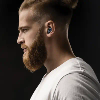 Écouteurs sans fil Veho RHOX True - Electric Blue - Casque Micro - visuel 6