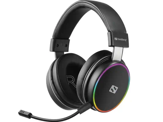 Sandberg 126-42 casque Avec fil &sans fil Arceau Gaming Bluetooth Noir - Casque Micro - visuel 1