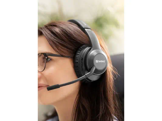 Sandberg 126-45 casque Sans fil Arceau Musique/Quotidien Bluetooth Noir - Casque Micro - visuel 6