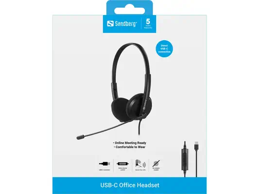 Sandberg USB-C Office Headset - Casque Micro - visuel 6