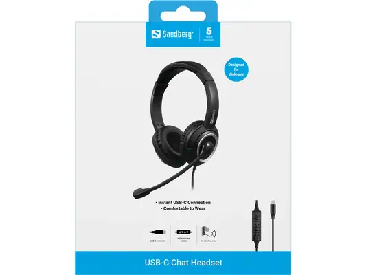 Sandberg USB-C Chat Headset - Casque Micro - visuel 6