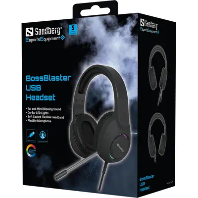 Sandberg BossBlaster USB Headset - Casque Micro - visuel 6