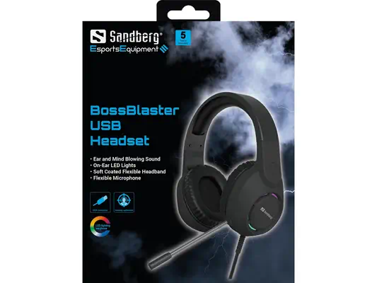 Sandberg BossBlaster USB Headset - Casque Micro - visuel 5