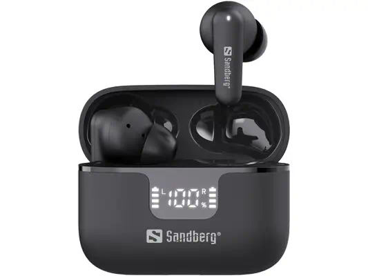 Sandberg 126-52 casque True Wireless Stereo (TWS) Ecouteurs Musique/Quotidien Bluetooth Noir - Casque Micro - visuel 2