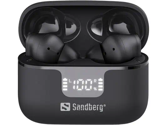 Sandberg 126-52 casque True Wireless Stereo (TWS) Ecouteurs Musique/Quotidien Bluetooth Noir - Casque Micro - visuel 3